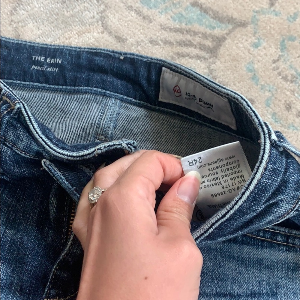 AG denim skirt - Picture 2 of 3